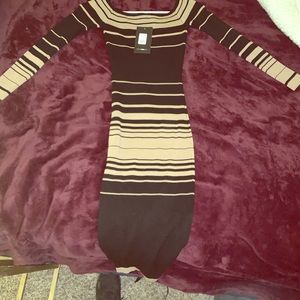 XS Brand new Fashion Nova striped maxi dress